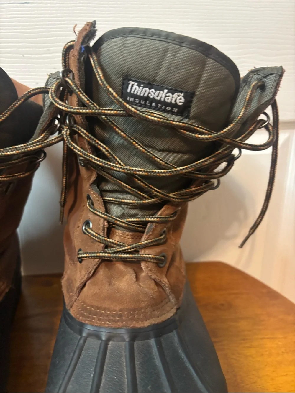 Tingley Brown and Black Size 11 Men's Waterproof Winter Boots/Duck Boots